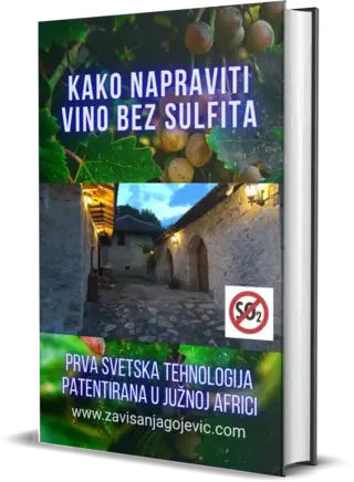 Korica e-knjige „Kako napraviti vino bez sulfita“