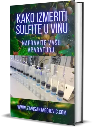 Korica e-knjige „Kako izmeriti sulfite u vinu“